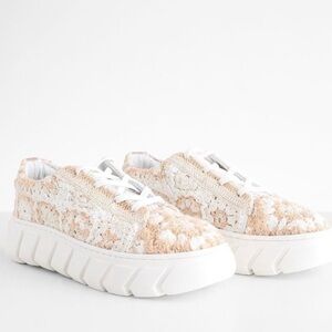 Free People “Catch Me if You Can” Crochet Sneaker